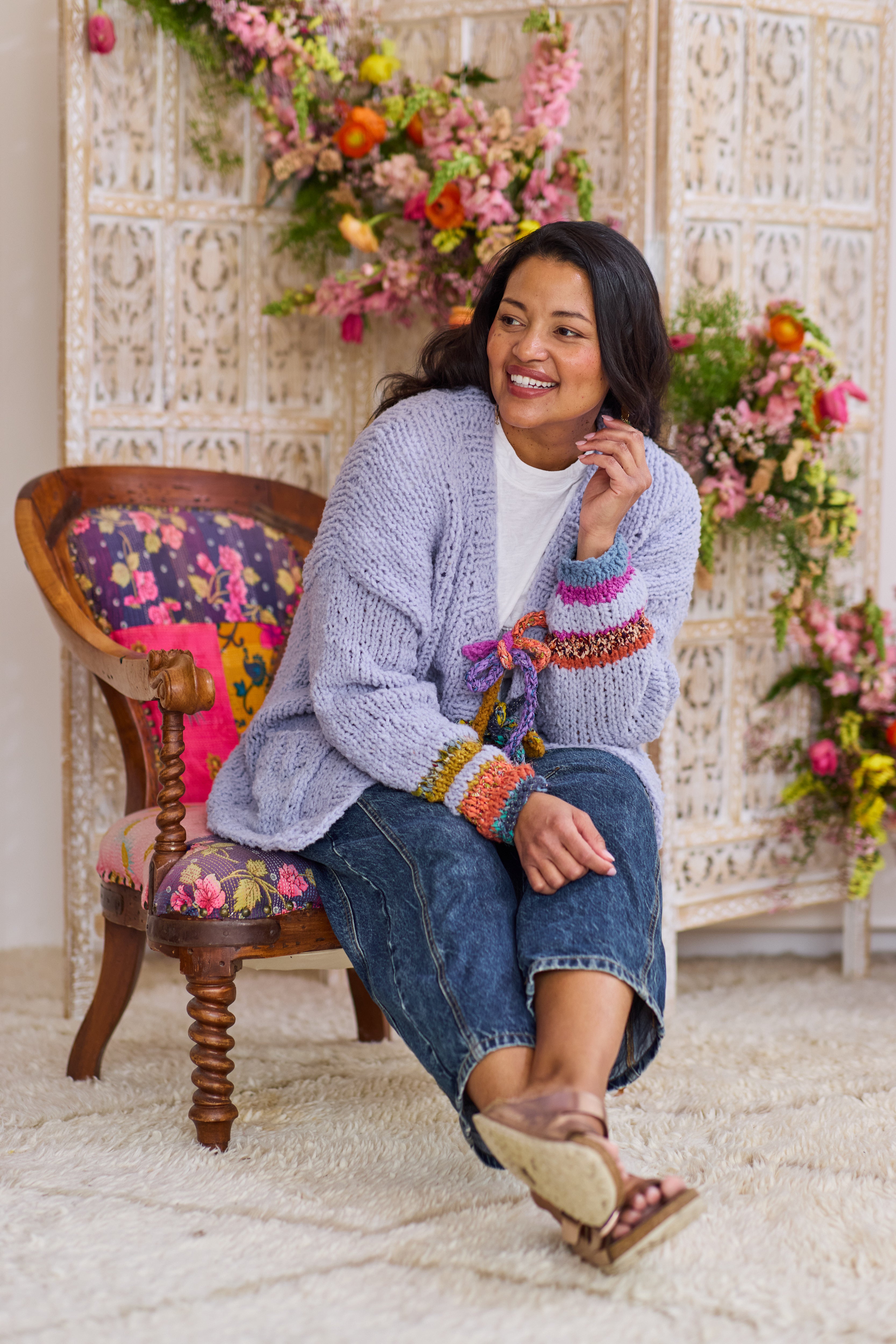 Awesome Blossom Cardi Kit – Knit Collage