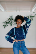 Knit Collage Be Mine Striped Sweater Pattern