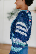Knit Collage Be Mine Striped Sweater Pattern