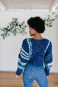 Knit Collage Be Mine Striped Sweater Pattern