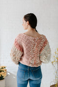 Knit Collage Be Mine Striped Sweater Pattern