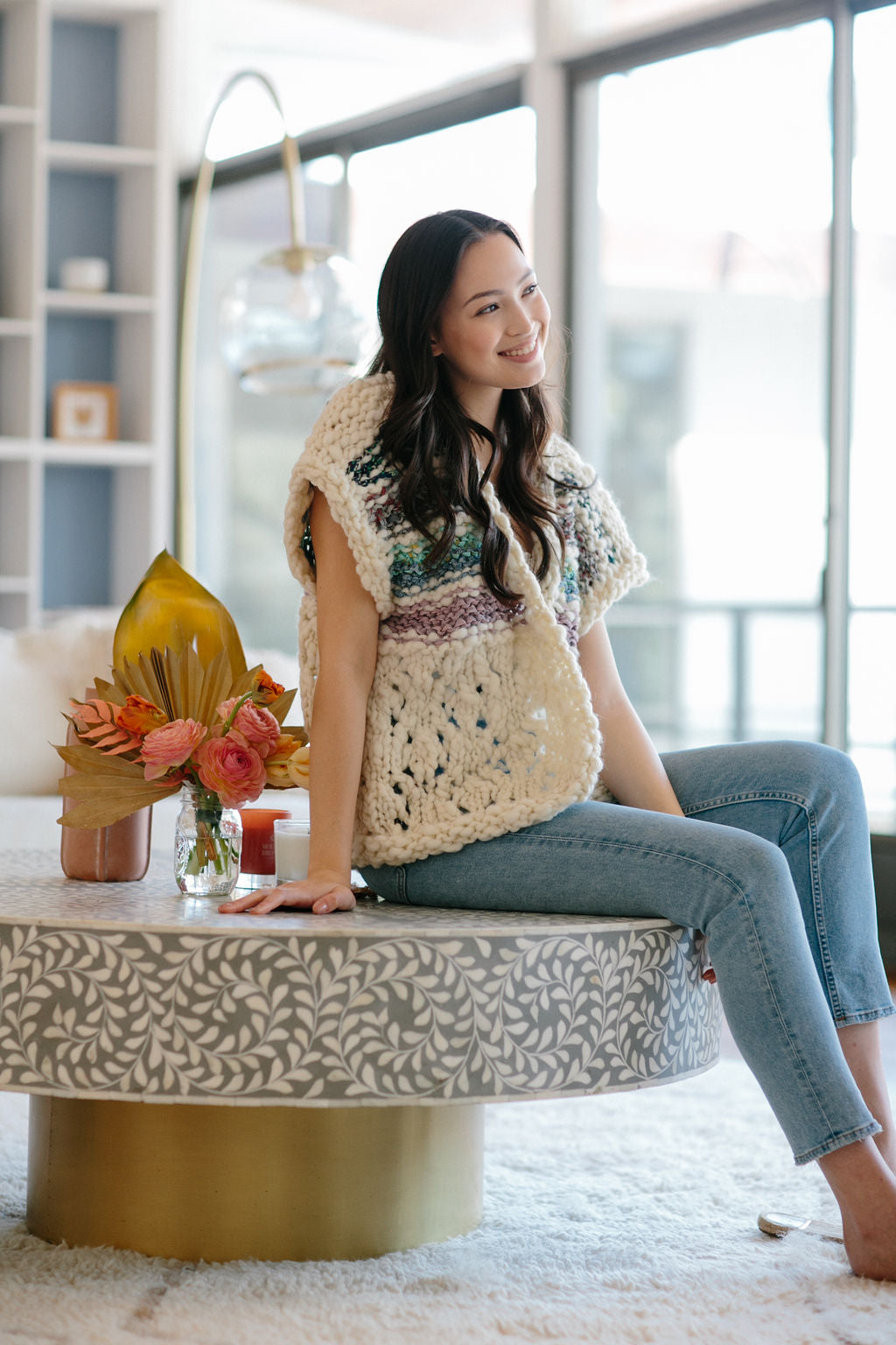 Knit Collage Beachy Cardi Pattern