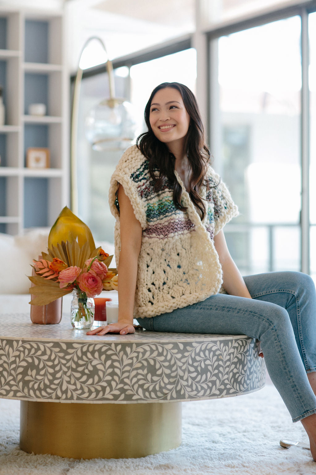 Knit Collage Beachy Cardi Pattern
