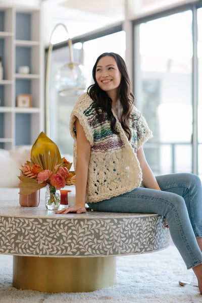Knit Collage Beachy Cardi Pattern