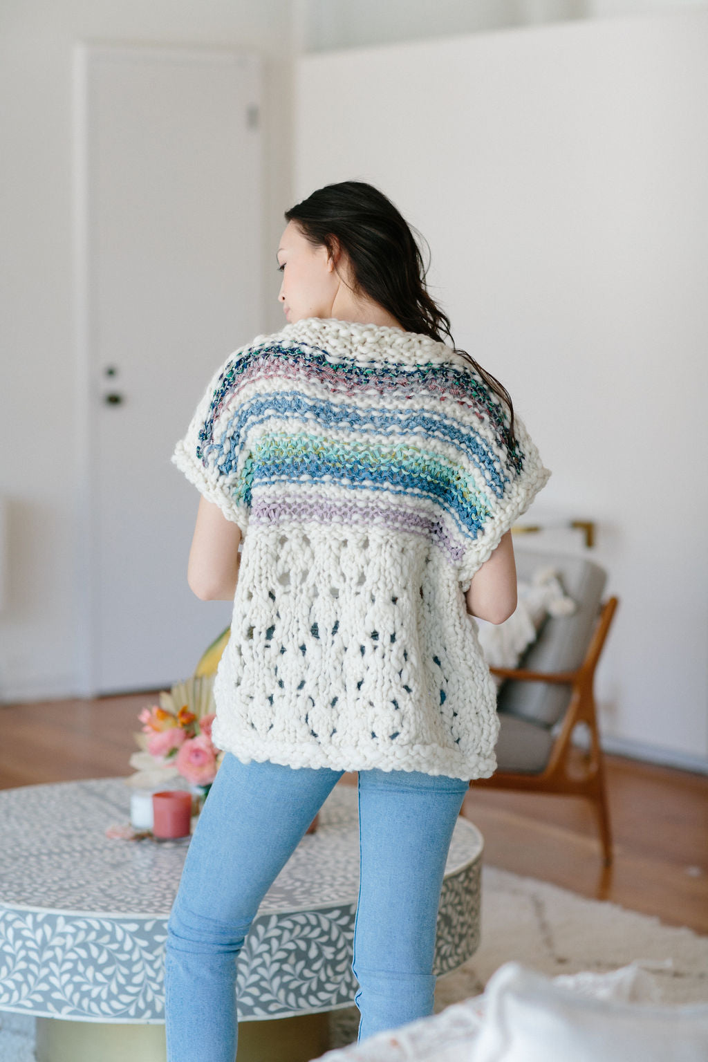 Knit Collage Beachy Cardi Pattern