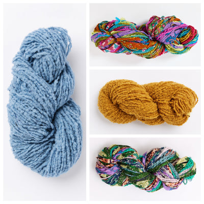 Stained Glass Crochet Shawl Kit