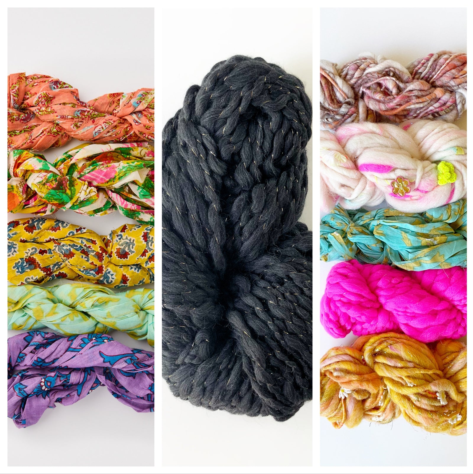 Rodeo Vest Mixed Yarn ~ Knitalong Kit