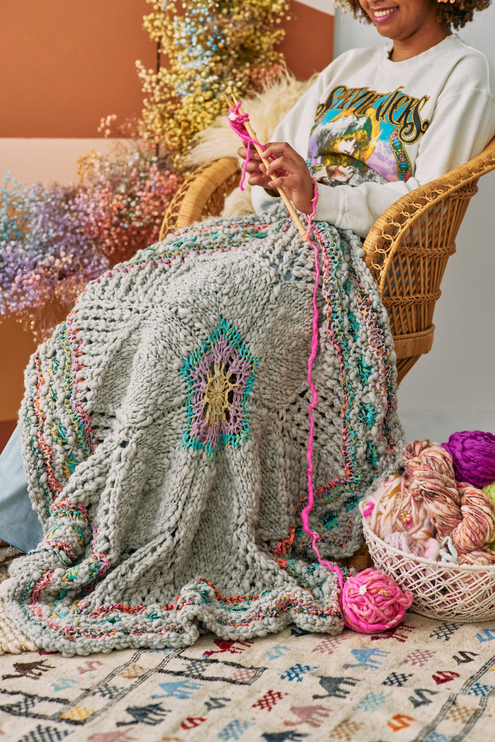 Botanical Blanket Pattern