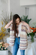 Knit Collage Both Sides Now Poncho Pattern