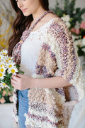 Knit Collage Both Sides Now Poncho Pattern