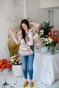 Knit Collage Both Sides Now Poncho Pattern