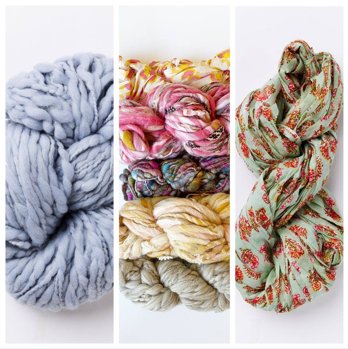Blooming Plaid Pillow~ Knitalong Kit