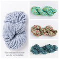 Plaid Happy Sweater without Vertical Plaid Yarn ~ Knitalong Kit