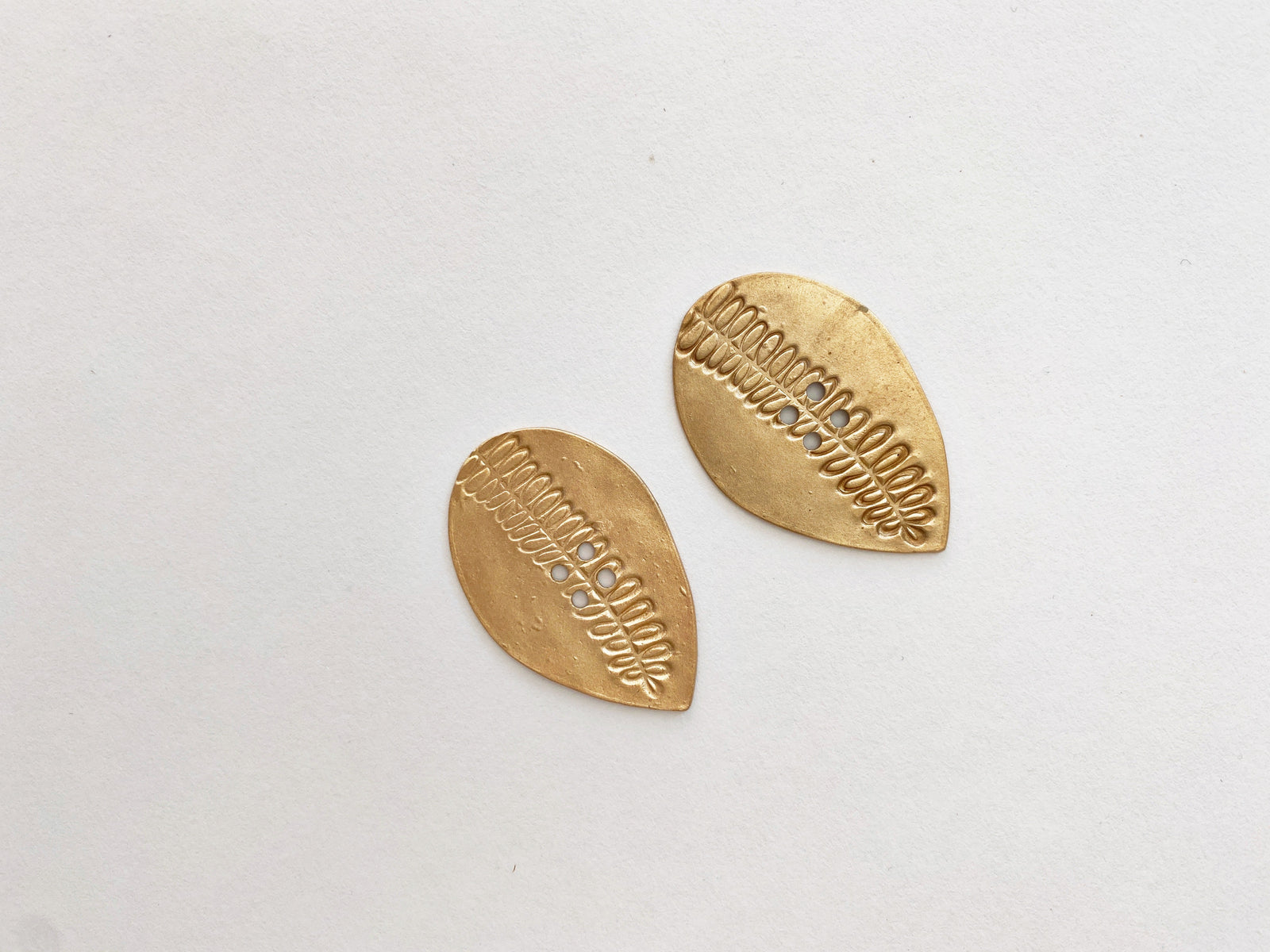 Etched Bronze Buttons