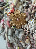 Flower Bronze Buttons