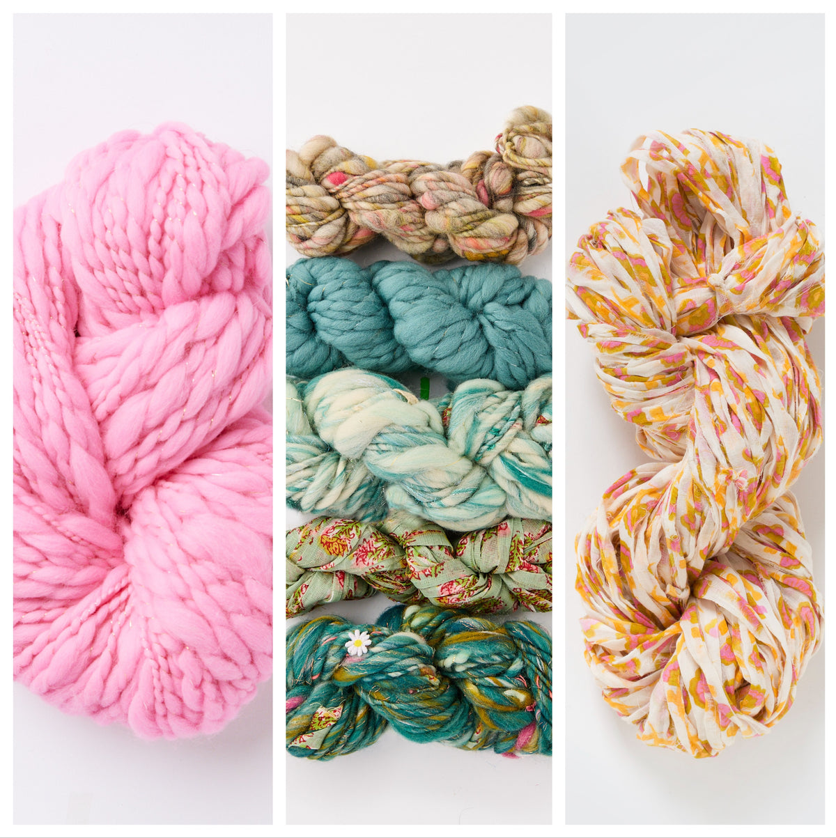 Blooming Plaid Pillow~ Knitalong Kit