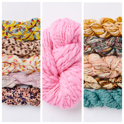 Rodeo Vest Mixed Yarn ~ Knitalong Kit