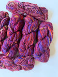 SOLD Dark Red Sample Skein Bundle ~ 6 Mini Skeins