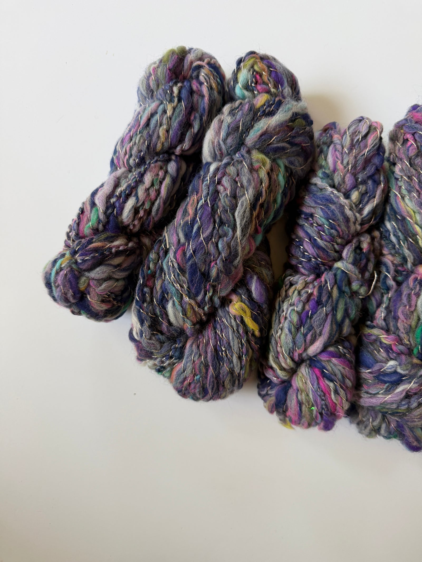 SOLD Dark Blue Sample Skein Bundle ~ 5 Mini Skeins