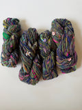SOLD Blue/Green Sample Skein Bundle ~ 4 Mini Skeins