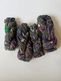 SOLD Blue/Green Sample Skein Bundle ~ 4 Mini Skeins