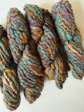 SOLD Mustard/Green Sample Skein Bundle ~ 4 Mini Skeins