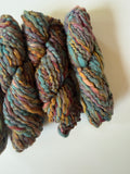 SOLD Mustard/Green Sample Skein Bundle ~ 4 Mini Skeins