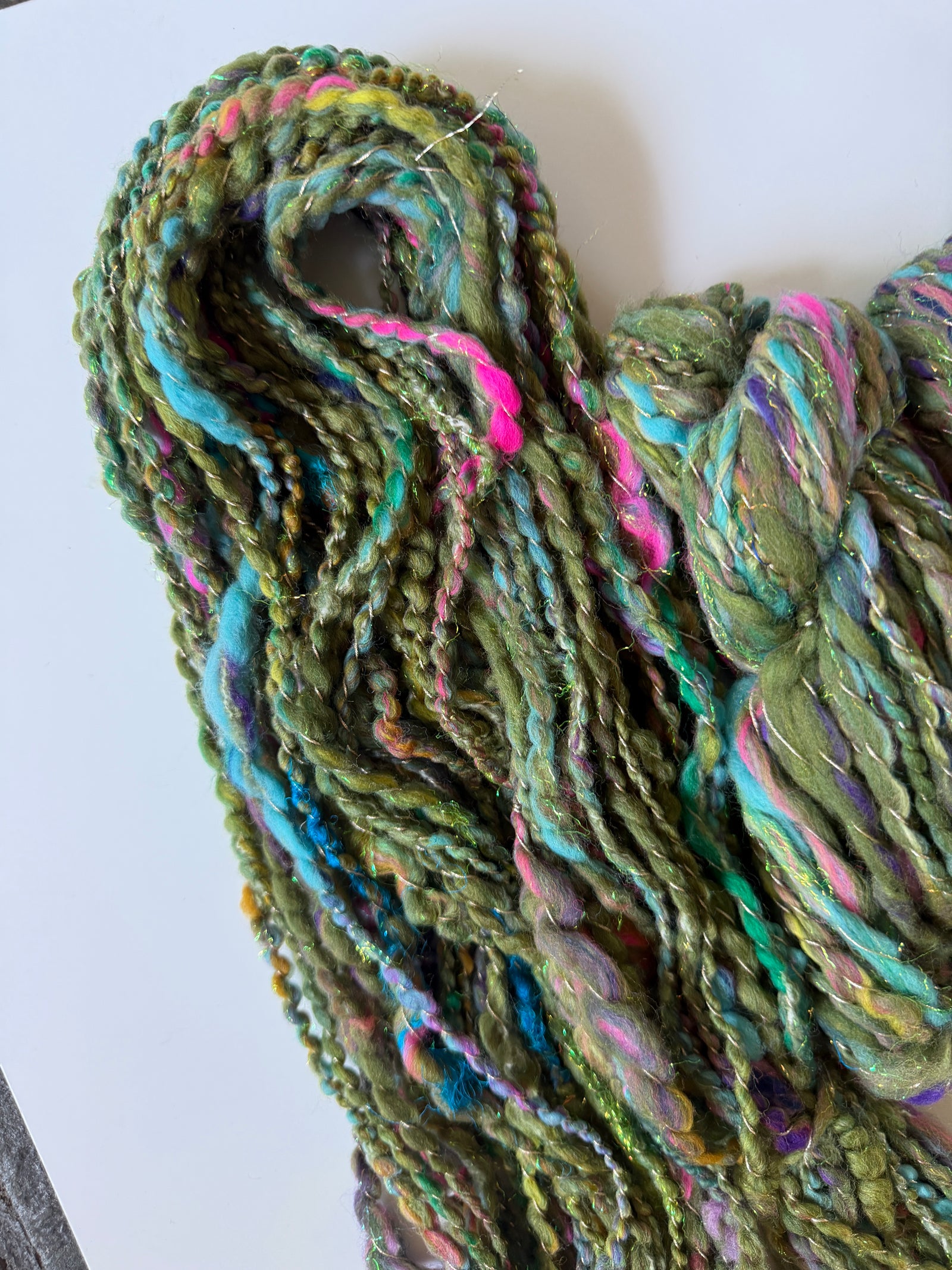 SOLD Green Sample Skein Bundle ~ 4 Mini Skeins