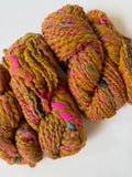 SOLD Mustard/Pink Sample Skein Bundle ~ 4 Mini Skeins