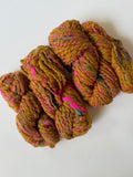 SOLD Mustard/Pink Sample Skein Bundle ~ 4 Mini Skeins