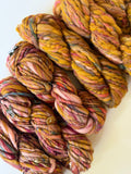 SOLD Mustard/Rose Pink Sample Skein Bundle ~ 6 Mini Skeins