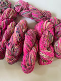 SOLD Neon Pink Sample Skein Bundle ~ 8 Mini Skeins