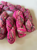 SOLD Neon Pink Sample Skein Bundle ~ 8 Mini Skeins