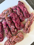 SOLD Maroon/Rose Sample Skein Bundle ~ 9 Mini Skeins