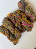 SOLD Mustard/Green Sample Skein Bundle ~ 5 Mini Skeins