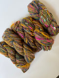 SOLD Mustard/Green Sample Skein Bundle ~ 5 Mini Skeins