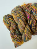 SOLD Mustard/Green Sample Skein Bundle ~ 5 Mini Skeins
