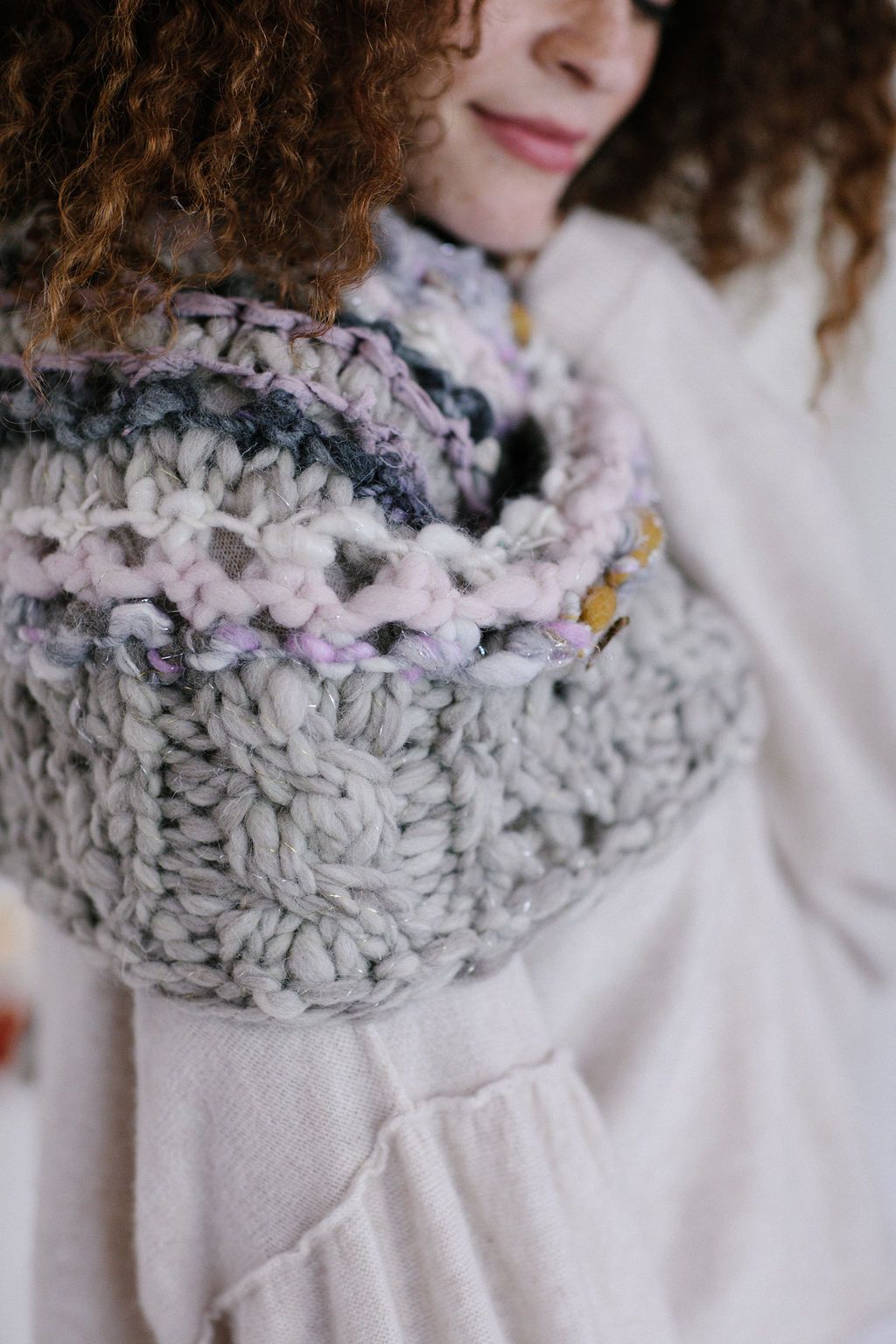 Knit Collage Cables are for Lovers Shawl Knitting Pattern