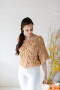 Calista Sweater Pattern Knit Collage Wildflower Yarn