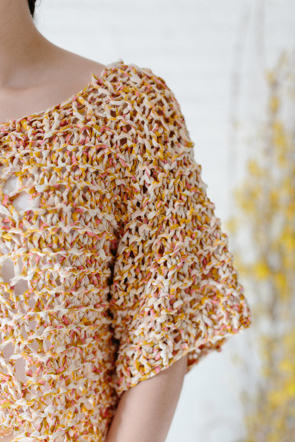 Calista Sweater Pattern Knit Collage Wildflower Yarn