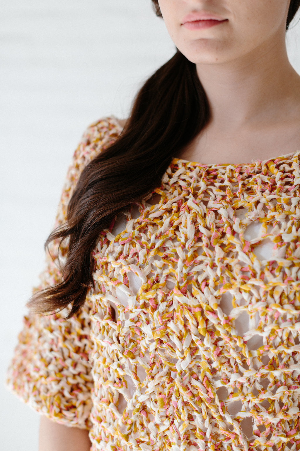 Calista Sweater Pattern Knit Collage Wildflower Yarn