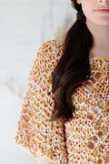 Calista Sweater Pattern Knit Collage Wildflower Yarn