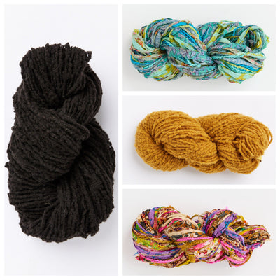 Stained Glass Crochet Shawl Kit