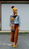 Knit Collage Chevron Sunrise Shawl Pattern