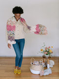 Knit Collage Chevron Sunrise Shawl Pattern