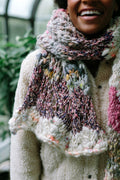 Knit Collage Chevron Sunrise Shawl Pattern