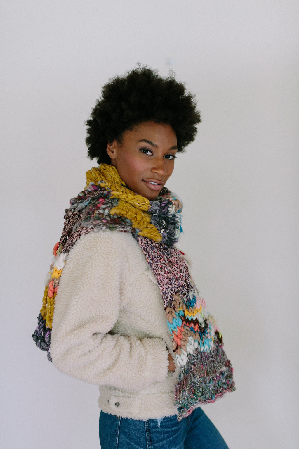 Knit Collage Chevron Sunrise Shawl Pattern