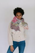 Knit Collage Chevron Sunrise Shawl Pattern