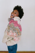 Knit Collage Chevron Sunrise Shawl Pattern