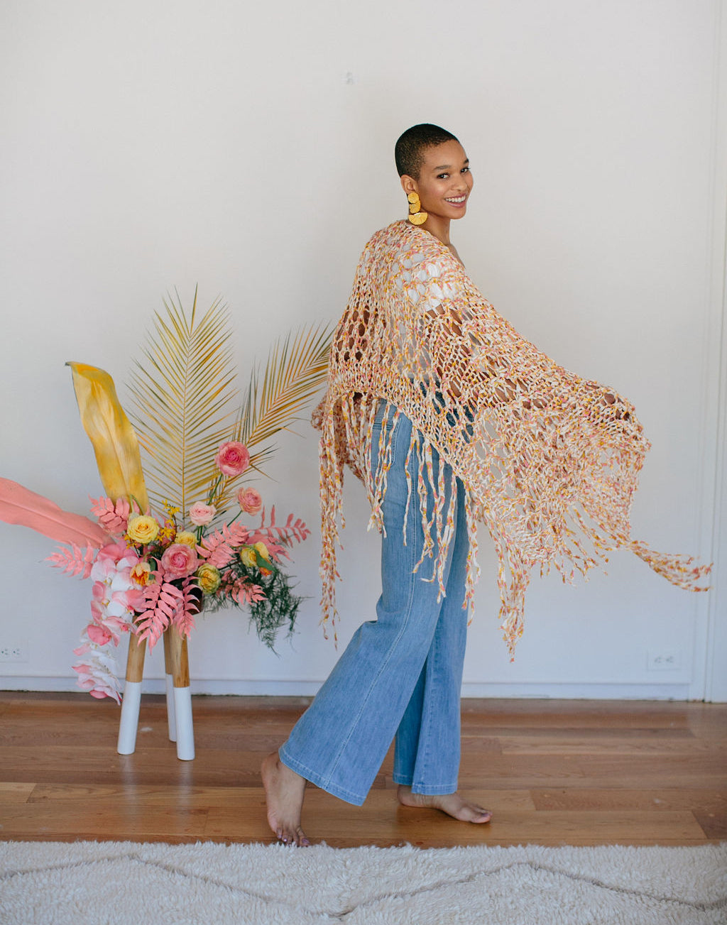 Knit Collage Coachella Wrap Pattern